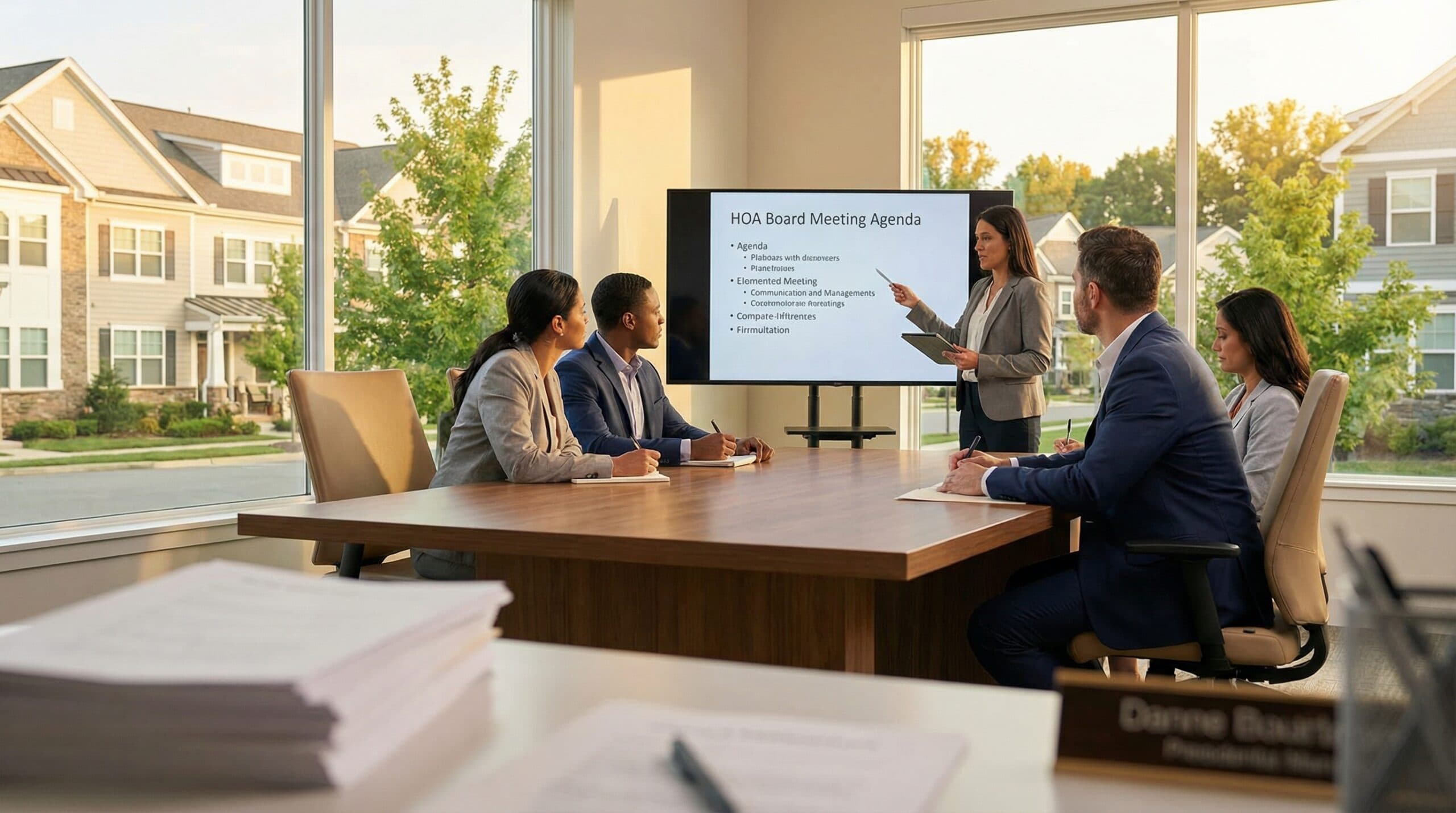Running Effective HOA Board Meetings