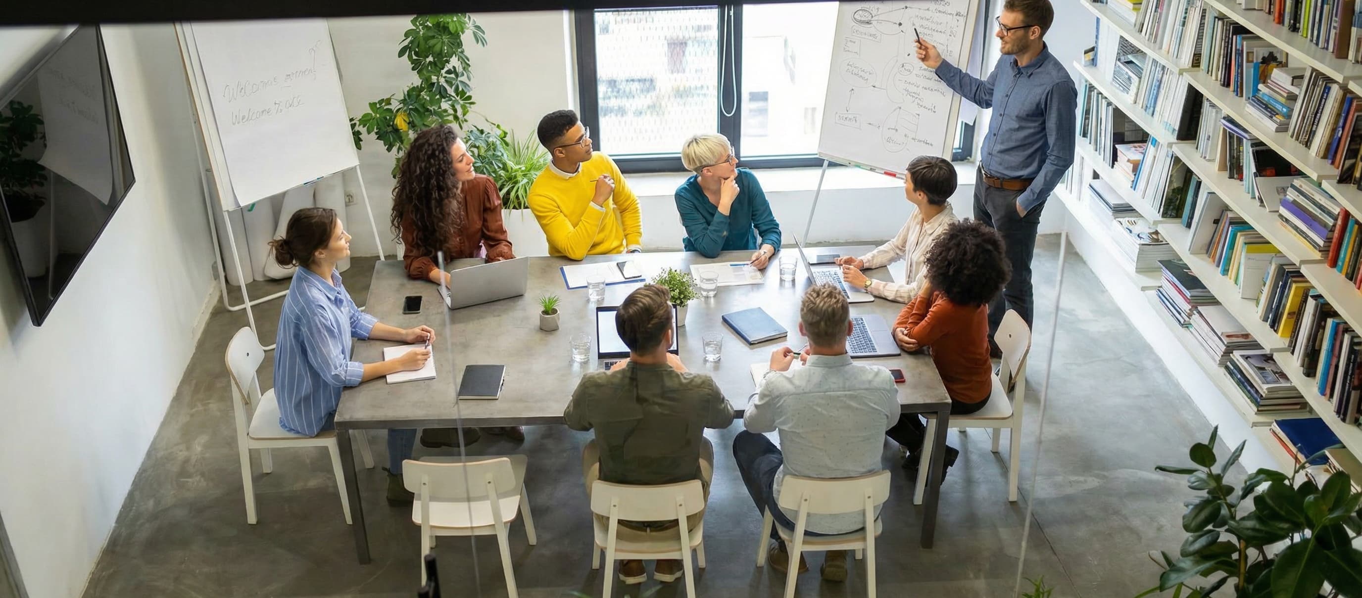 Match HOA team collaborating on community management solutions